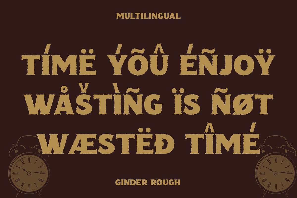 Ginder Rough, a Serif Font by Craft Supply Co. (Photo 8 of 8)
