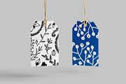 Modern botanical Photoshop brushes, a Brush Add-On by Little Bean (Thumbnail 3 of 8)