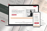 Virtual Assistant Website Template, a Squarespace Template by Pretty Boss Designs (Thumbnail 1 of 7)