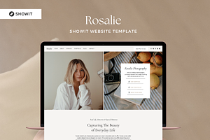 Showit Website Template: Rosalie