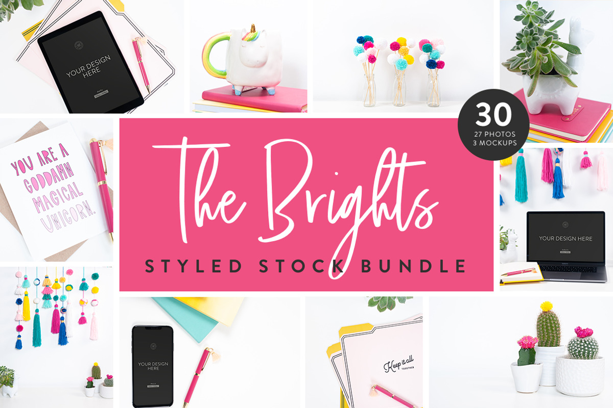 Brights Styled Stock Bundle, a Photo by Jessica Rea (Photo 1 of 8)
