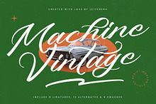 Machine Vintage Modern Stylish
