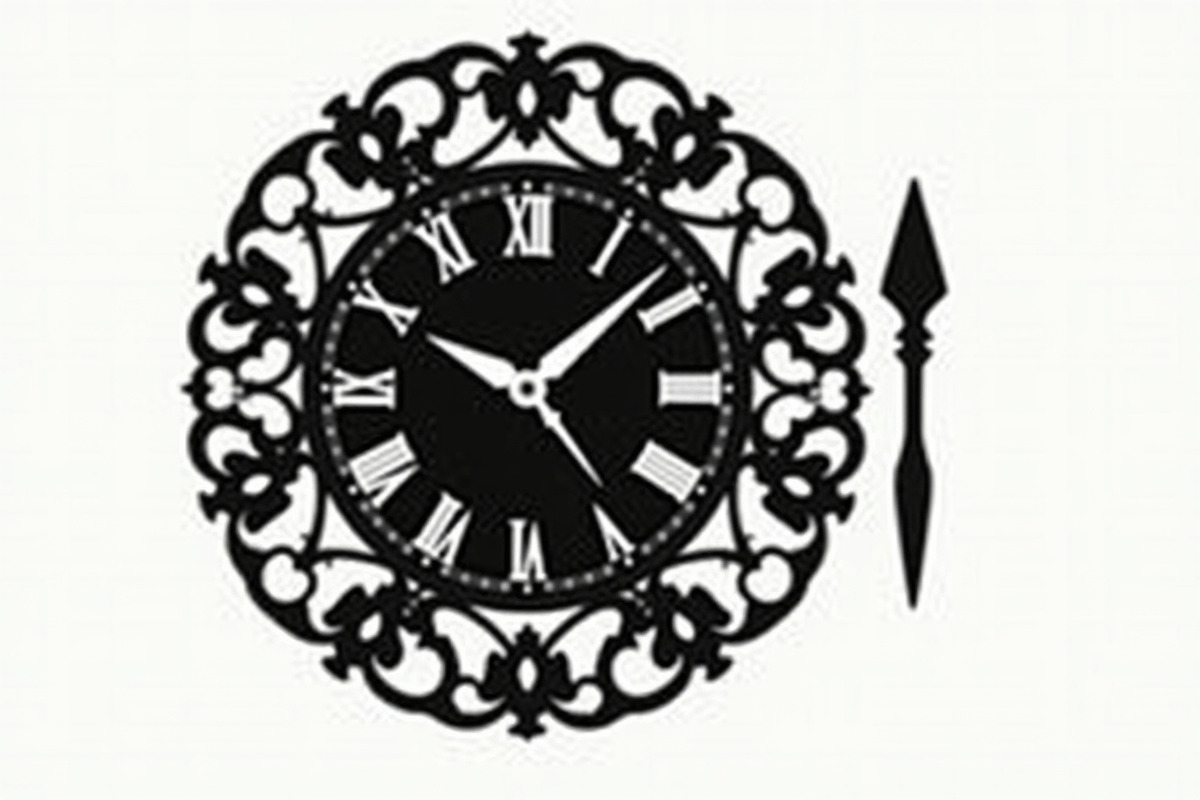 Vintage Wall Clock Victorian design, an Illustration by Amazin_art (Photo 15 of 21)
