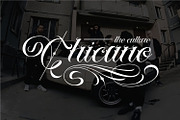 Ulgiora Edgy and  Luxurious Tattoo, a Script Font by WhymoreArt (Thumbnail 5 of 12)