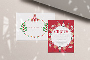 Watercolor Clipart-CHRISTMAS CIRCUS, a Decorative Illustration by Beigetime (Thumbnail 12 of 12)