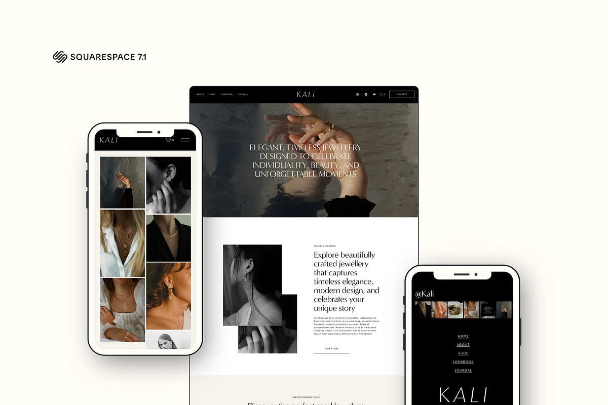 Squarespace 7.1 Website Template, a Squarespace Template by Iris Avenue Studio (Photo 2 of 7)