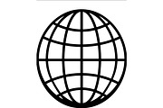 Globe & World Map Silhouette Bundle, a Technology Illustration by balal (Thumbnail 10 of 13)