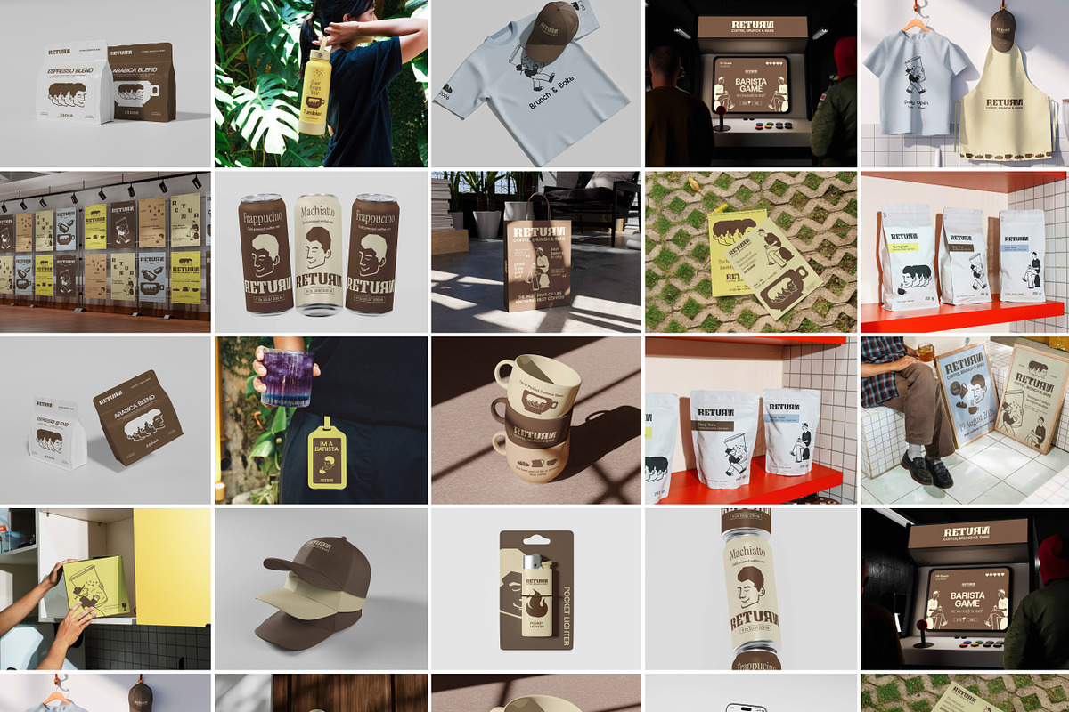 Coffee Shop Mockups, a Mockup by Vitora Mockup (Photo 2 of 15)