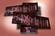 Jazz Concert Ticket Template, a Card Template by Godserv Designs (Thumbnail 3 of 9)