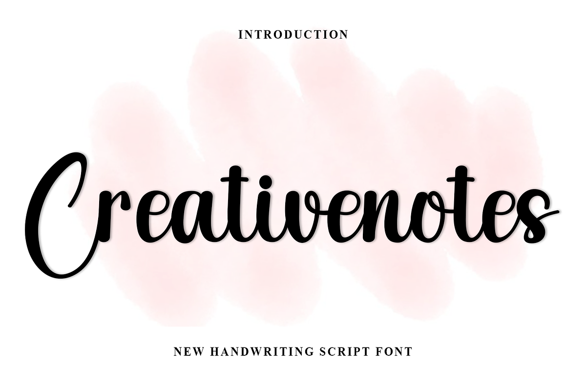 Creativenotes, a Handwritten Font by FreshTypeINK (Photo 1 of 7)