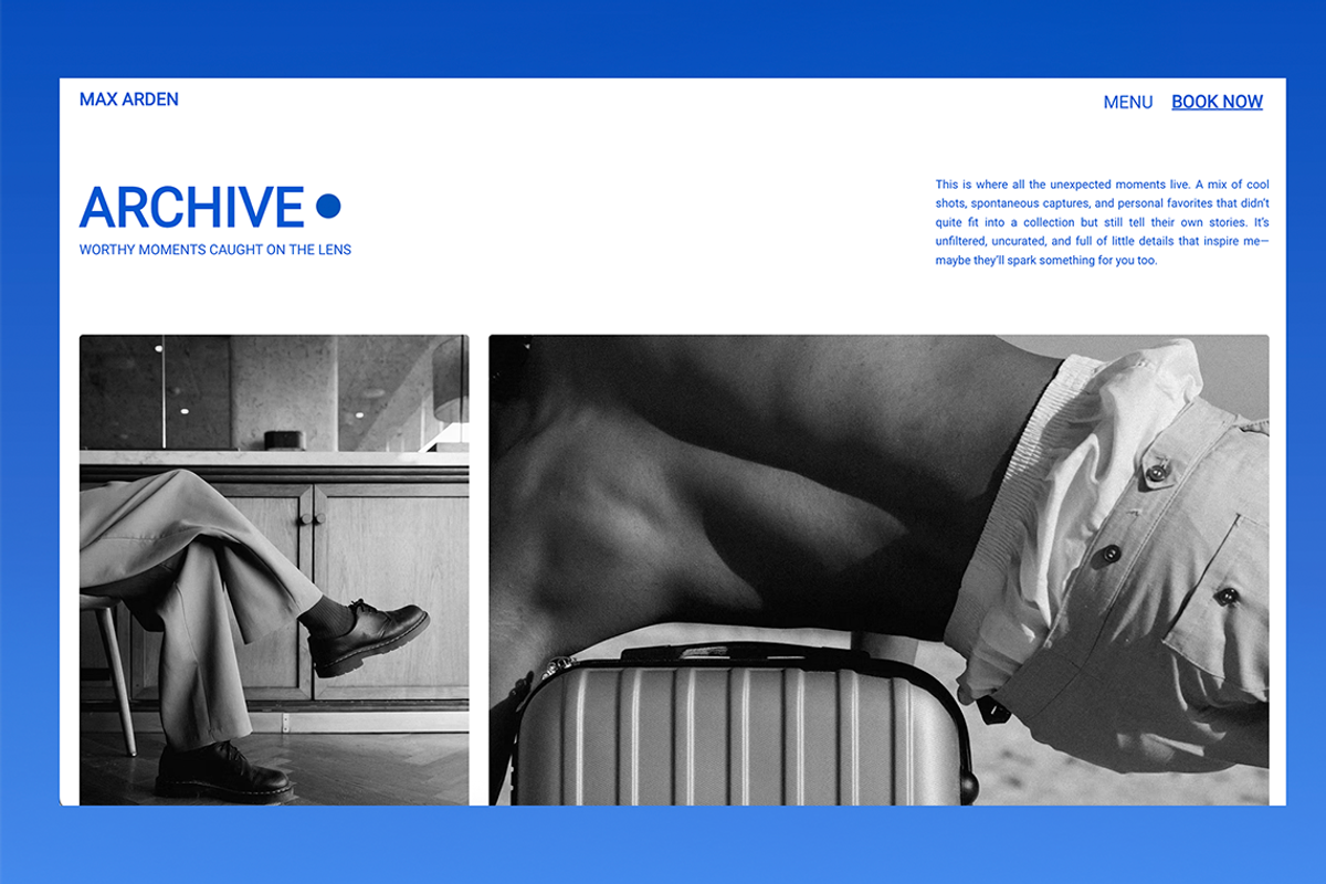 Modern Creative Portfolio Template, a Wix Template by pixlspace (Photo 4 of 10)