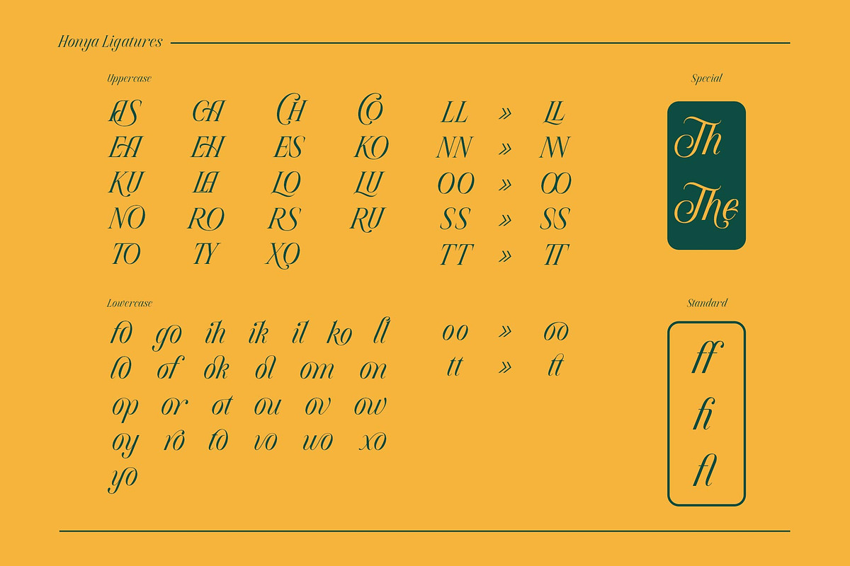Honya Typeface, a Script Font by alit design (Photo 6 of 15)