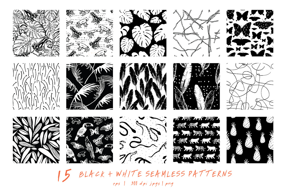 Tropic Jungle | Patterns and More, a Pattern Graphic by The Collective Studio (Photo 7 of 9)