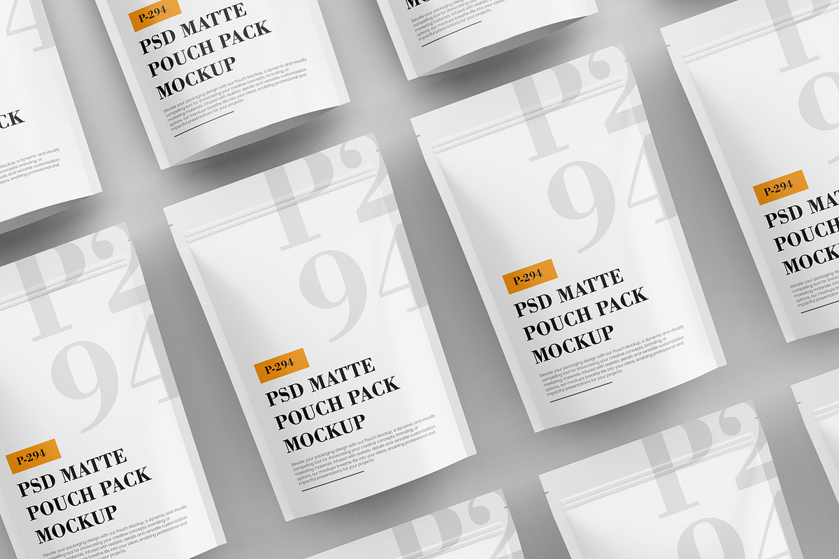 PSD Matte Pouch Mockup, a Packaging Mockup by Ram Studio LLC (Photo 11 of 13)