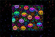 Halloween backgrounds, a Pattern Graphic by Victoria Bat (Thumbnail 2 of 9)