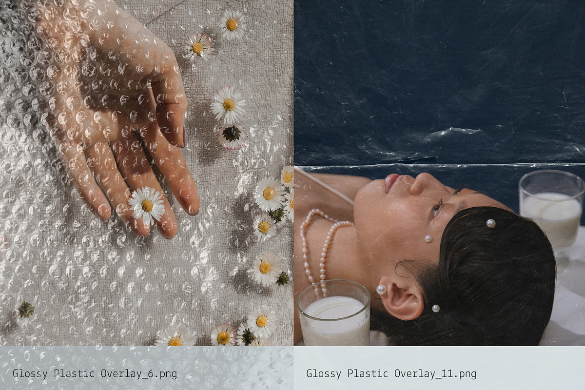 Glossy: Plastic Texture Overlays, a Texture Graphic by Anastasiia VNSK (Photo 3 of 19)