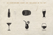 Beer, Wine & Liquor Icons, an Icon by BirDIY Design (Thumbnail 2 of 10)
