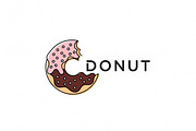 Donut Logo With, a Branding & Logo Template by Logocreative (Thumbnail 1 of 2)