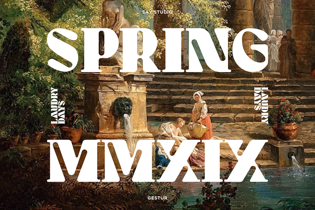 Gestur Display Font, a Sans Serif Font by Say Studio (Photo 11 of 15)
