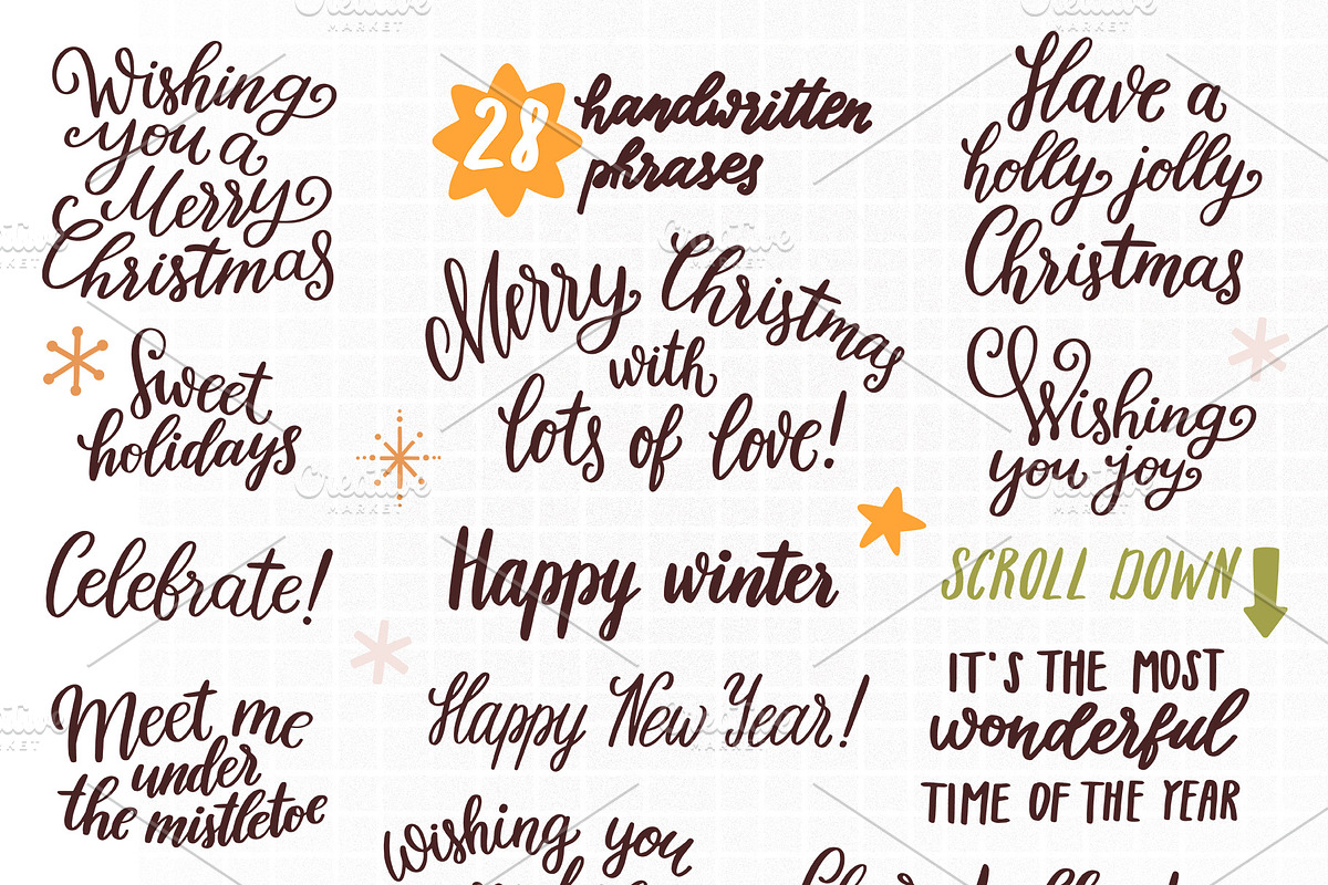 Sweet holidays. Christmas clipart, a Decorative Illustration by MagicForestory (Photo 7 of 10)