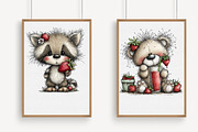 Whimsical Woodland Strawberry Clipar, an Illustration by Libby Wishes (Thumbnail 3 of 7)