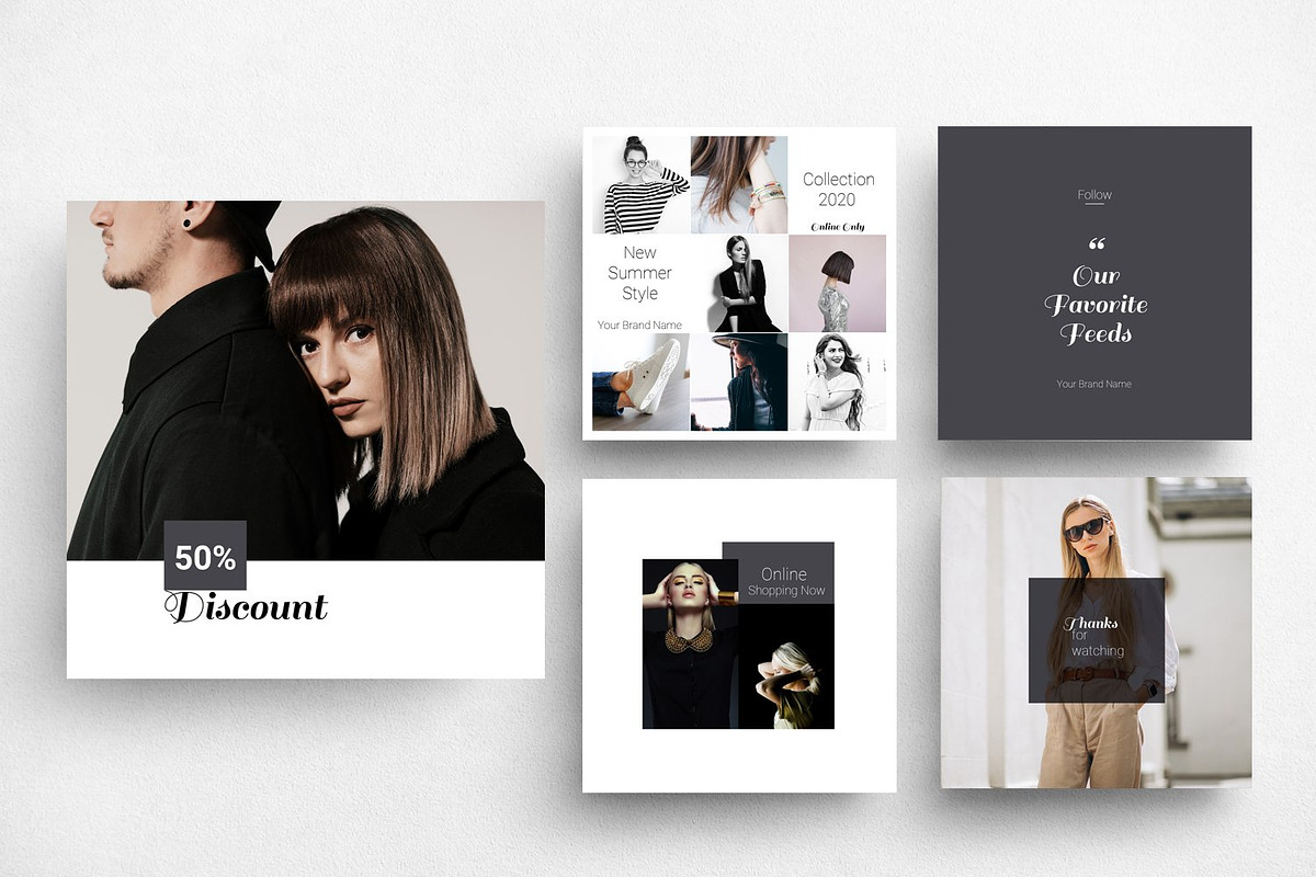 Instagram Promotion Template, a Social Media Template by retrographix (Photo 3 of 3)