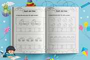 Kindergarten Math Activity Worksheet, a Print Template by Book2bees (Thumbnail 6 of 23)