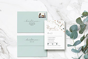 Invitation CardSet Flatlay Mockups, a Print Template by JSquarePresents (Thumbnail 10 of 11)