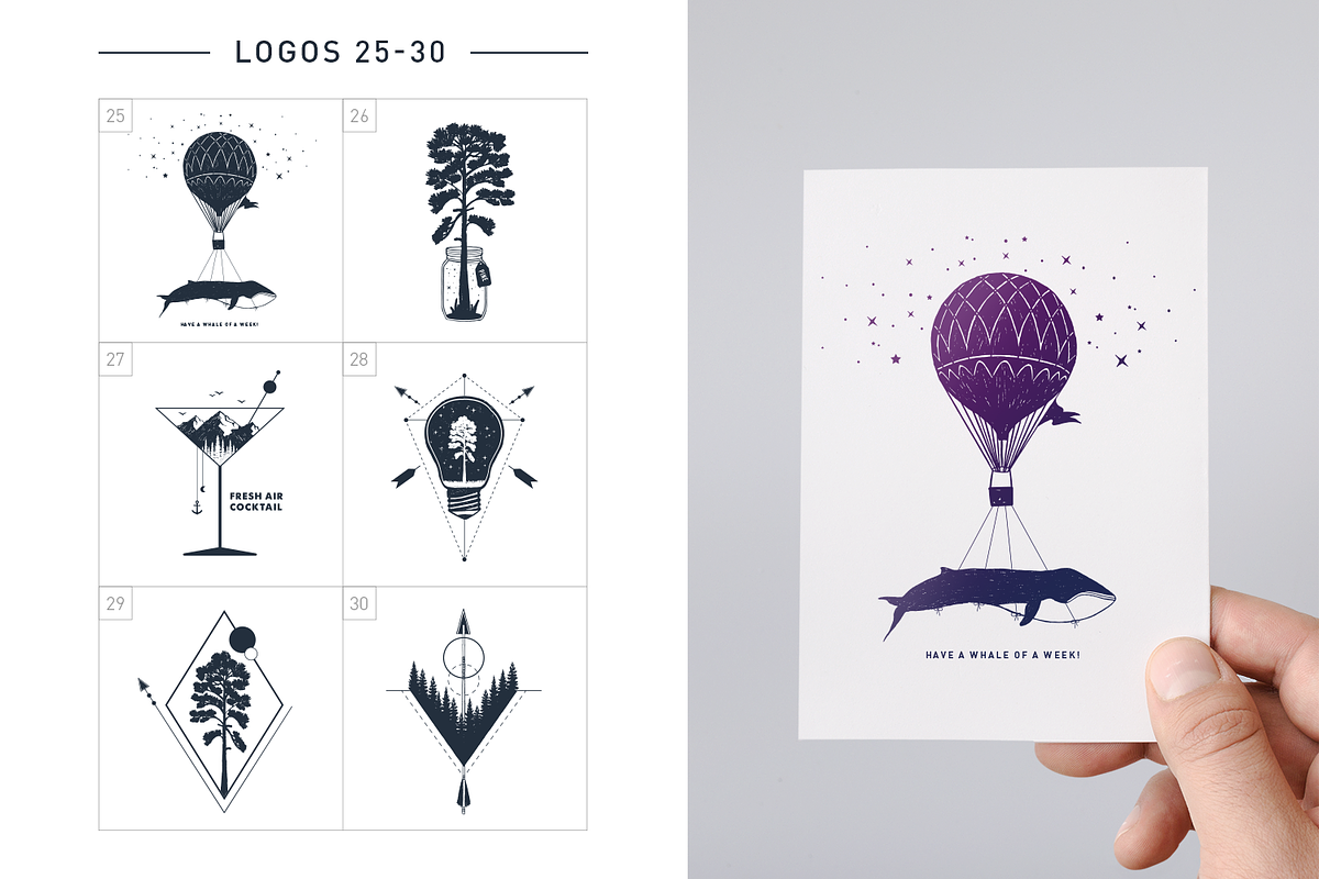 Nordicus. 60 Creative Logos, an Illustration by Cosmic Store (Photo 10 of 15)