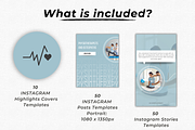 Physiotherapy Template Bundle, a Social Media Template by Talipic Designs (Thumbnail 2 of 7)