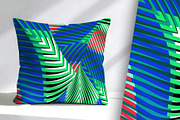 Blue Folded Stripes, a Background Graphic by Sharon Schwalbe (Thumbnail 3 of 6)