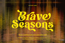 Brave Seasons - Modern Serif Font