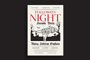 Halloween Karaoke Party Flyer, a Flyer Template by megarez (Thumbnail 2 of 3)