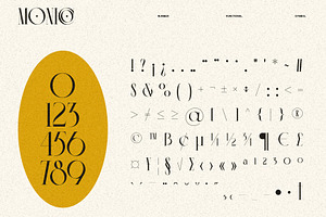 Monico Display Font