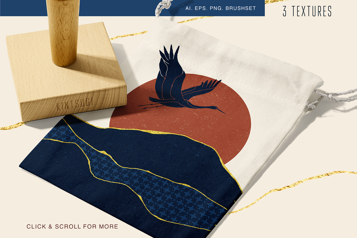 Japanese Kintsugi Landscape Creator, an Object Graphic by Polli Deeva (Photo 8 of 15)