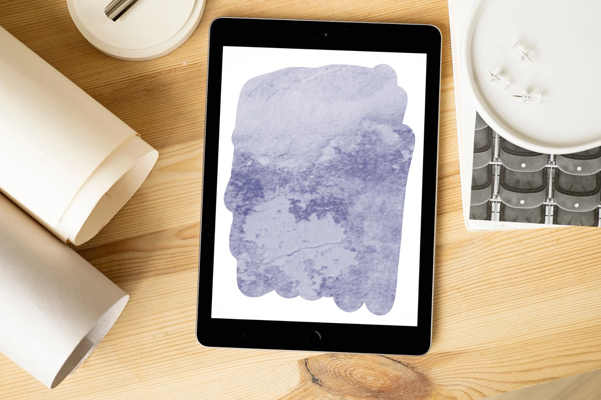 Organic Texture Procreate Brushes, a Brush Add-On by Studio Print Co. (Photo 4 of 9)