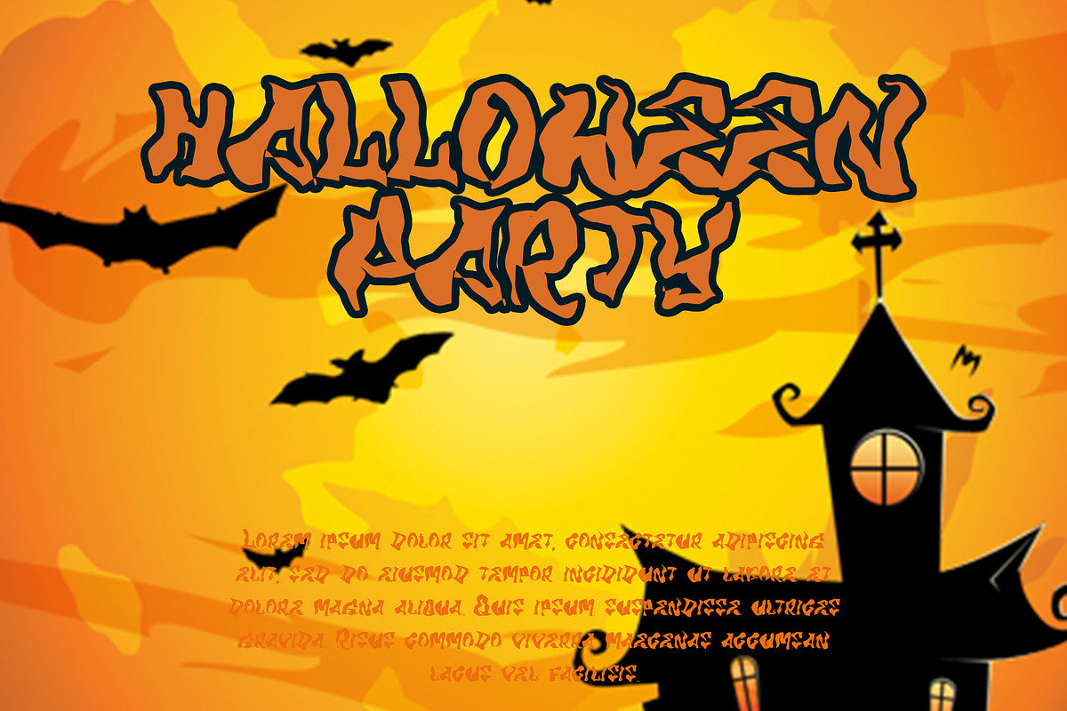 MIRAGE - Halloween Horror Font, a Font by NTC Graphic (Photo 6 of 9)