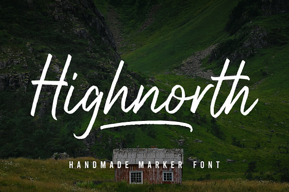 Highnorth - Handmade Marker Font preview 8