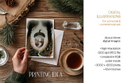 The Worlds Within Magical Postcards, a Decorative Illustration by The Dutch Lady Designs (Thumbnail 6 of 7)