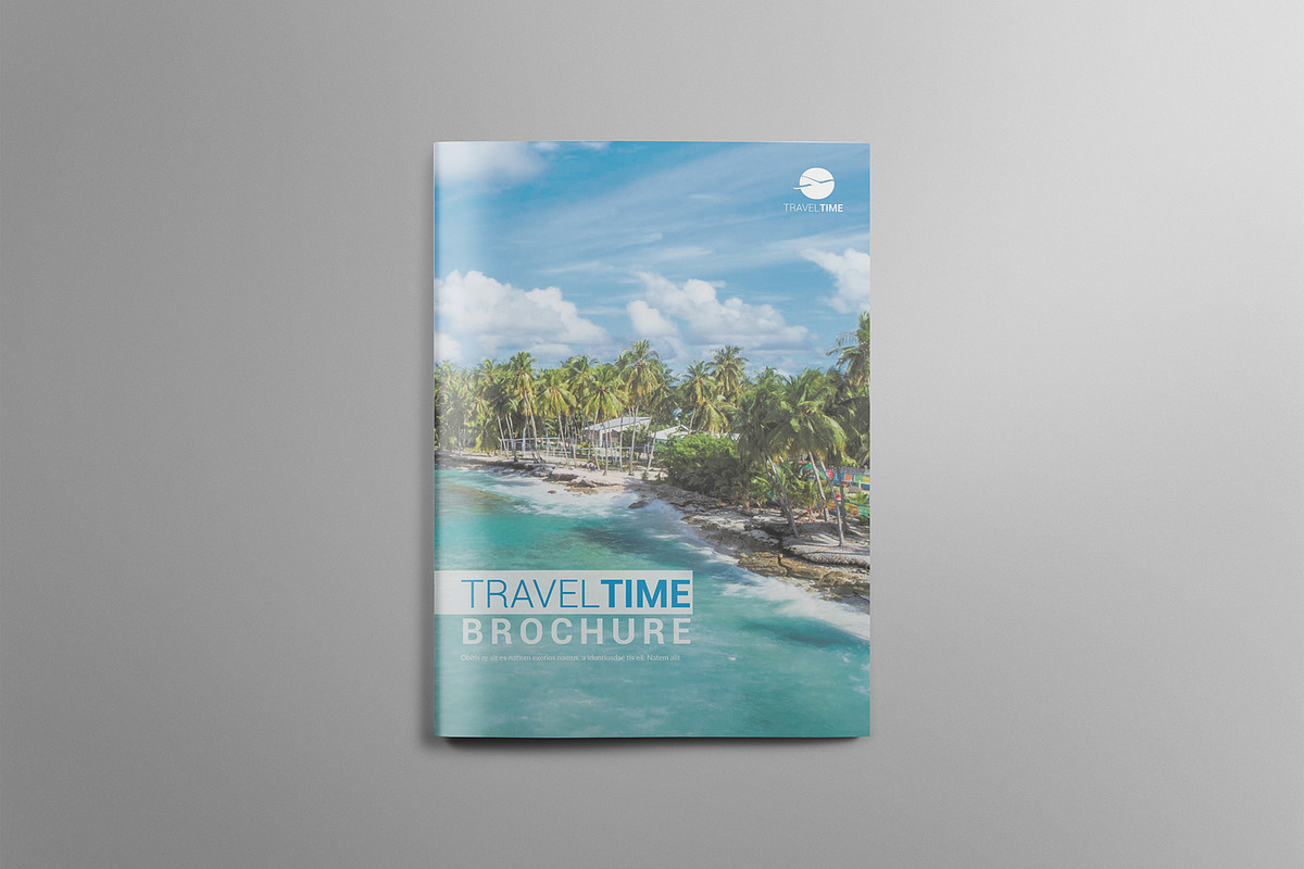 Travel Time Brochure | A4 - Square, a Brochure Template by Carlos Fernando (Photo 2 of 14)