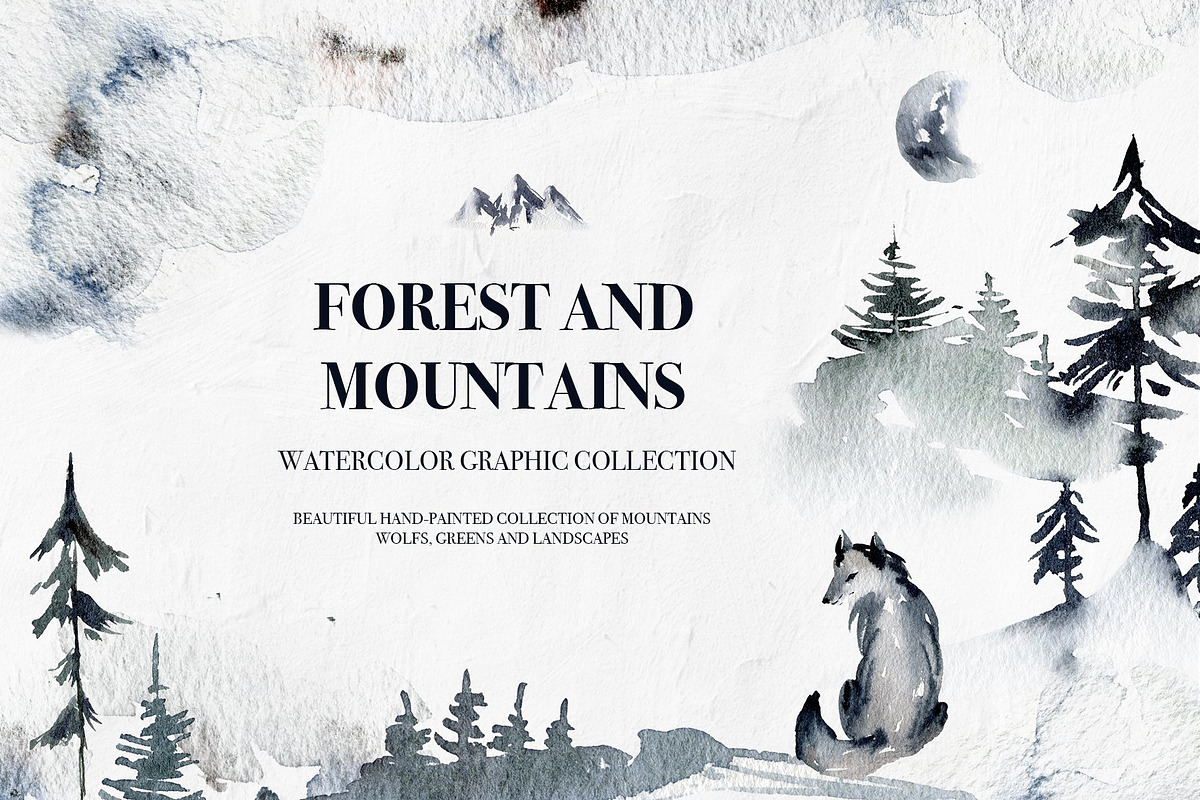 WHOLE SHOP. Watercolor bundle vol 1, an Animal Illustration by anastasiia.art (Photo 44 of 47)