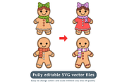 Gingerbread Vector Illustration, a Seasonal Illustration by Kusumaillustration (Thumbnail 3 of 7)