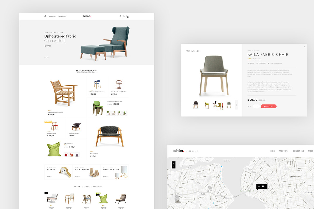 schön. eCommerce .PSD Template, a Websites & App Template by Metin Kazan (Photo 3 of 8)
