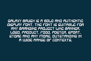 Galaxy Brush Font