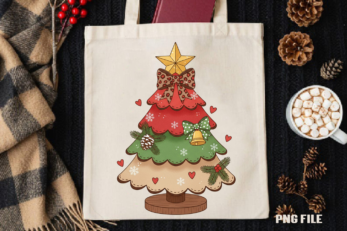 Christmas Tree PNG, an Illustration by DreamCafeArt (Photo 4 of 4)