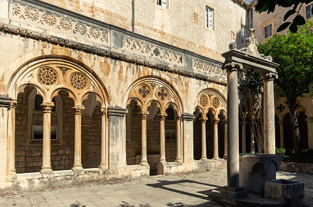 Gothic Courtyard in Dubrovnik, an Architecture Photo by Andriana Syvanych