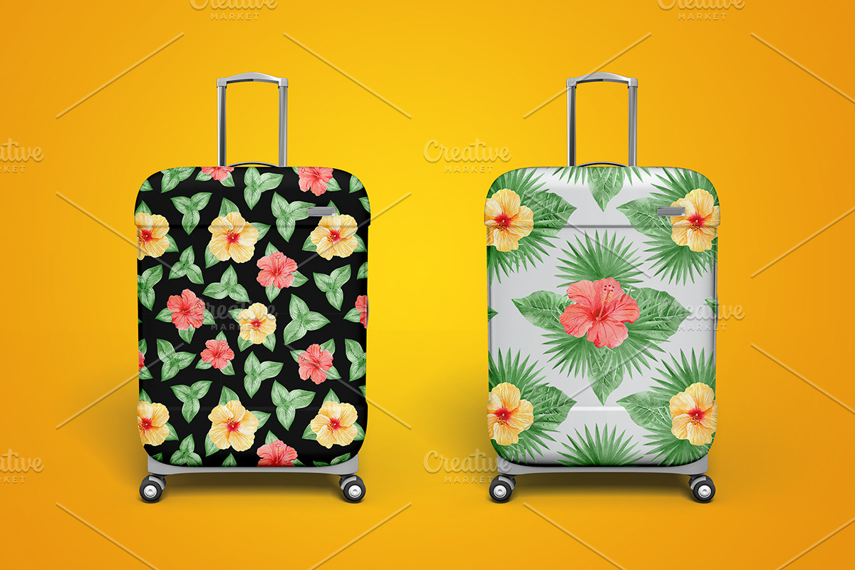 Watercolor tropical patterns, a Pattern Graphic by AV Design (Photo 5 of 7)