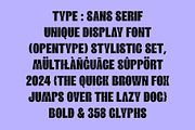 ED Aughris - Display Sans font, a Sans Serif Font by Emyself Design (Thumbnail 6 of 10)