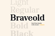Braveold Font Family, a Serif Font by trustha (Thumbnail 1 of 11)