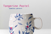Tangerine Pastel Seamless Patterns, a Pattern Graphic by Marta & Livonka (Thumbnail 11 of 17)
